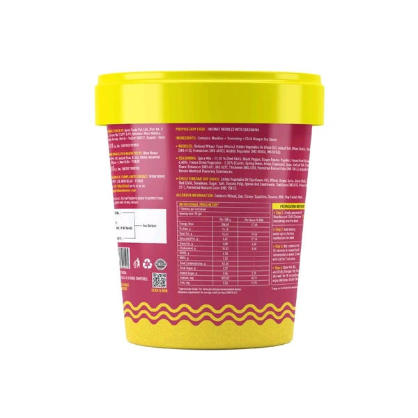 Wow! Chilli Chicken Cup Noodles - 90g