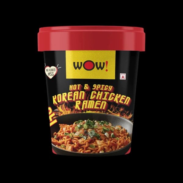 Wow! Hot & Spicy Korean Chicken Ramen Cup Noodles - 95g