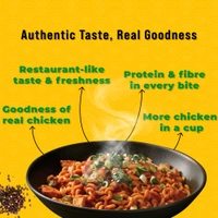 Wow! Hot & Spicy Korean Chicken Ramen Cup Noodles - 95g