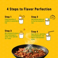 Wow! Hot & Spicy Korean Chicken Ramen Cup Noodles - 95g