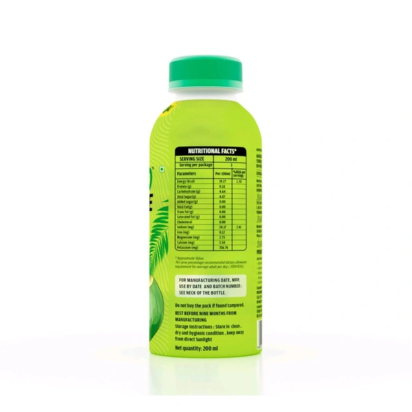 Wow! Coco Charge 100% Tender Coconut Water - 6 x 200 ml