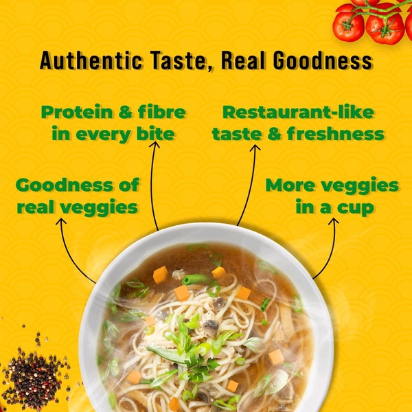 Wow! Thukpa Veg Cup Noodles - 55g