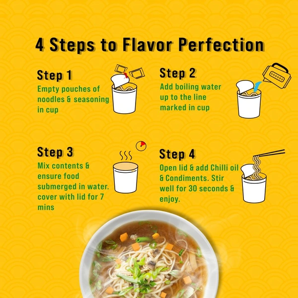 Wow! Thukpa Veg Cup Noodles - Pack of 2 - 2 x 55 g