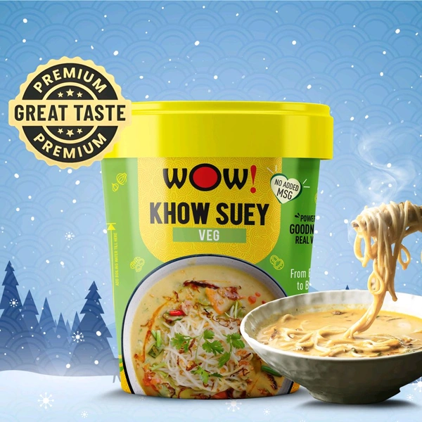 Wow! Khow Suey Veg Cup Noodles - 75g
