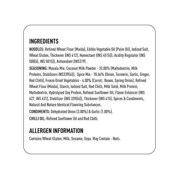 Wow! Khow Suey Veg Cup Noodles - 75g