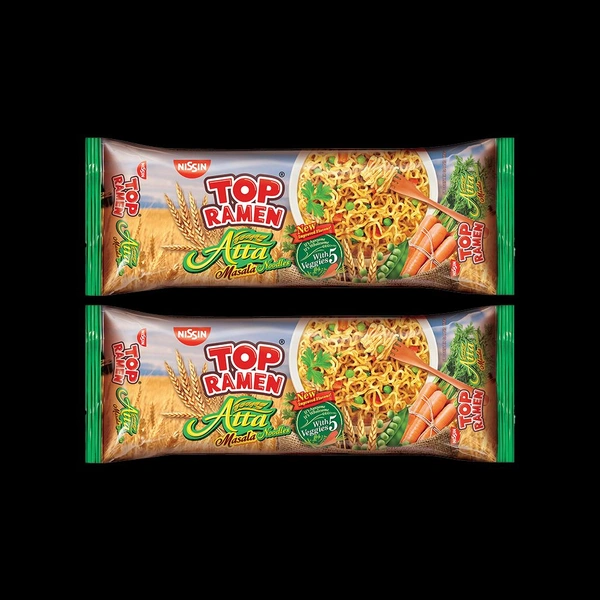 Top Ramen Atta Masala Noodles - Pack of 2 - 2 x 280 g