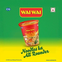 Wai Wai Ready To Eat Chicken Cup Noodles - Pack of 3 - 3 x 75 g