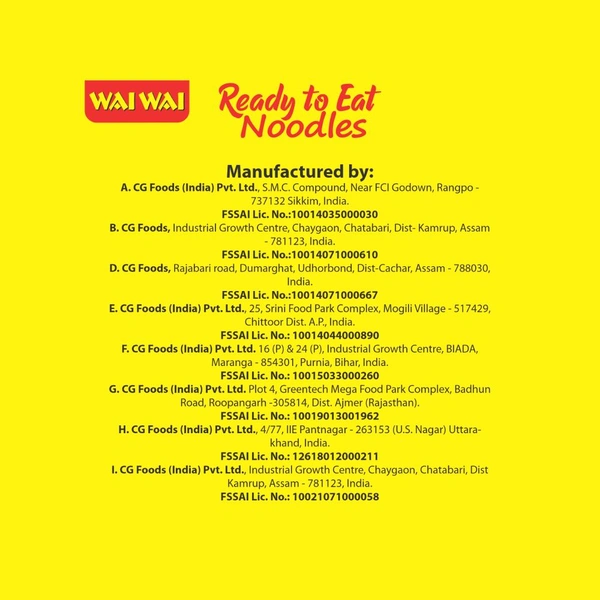 Wai Wai Ready To Eat Chicken Cup Noodles - Pack of 3 - 3 x 75 g