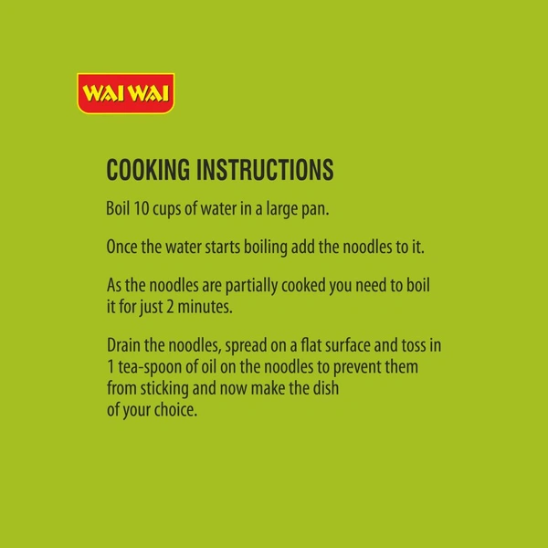 Wai Wai Chinese Hakka Veg Noodles - 160g