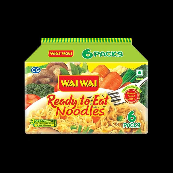 Wai Wai Ready To Eat Veg Masala Flavoured Noodles - 390g