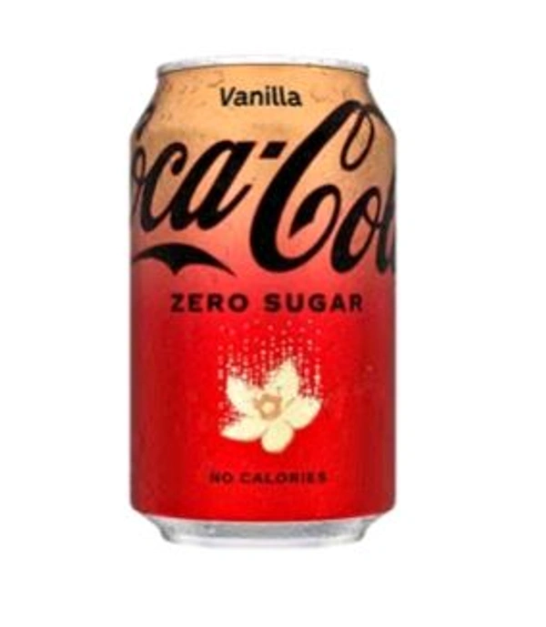 Coca-Cola Vanilla Soft Drink (Zero Sugar) - 330 ml