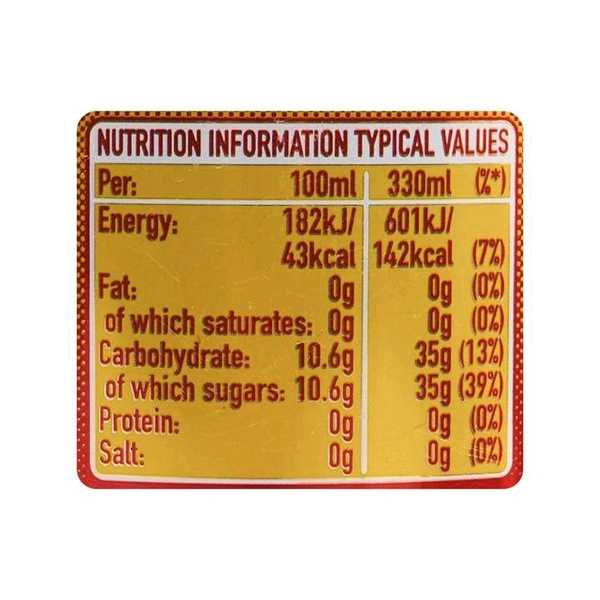 Coca-Cola Lemon Soft Drink 330 ml - 330 ml