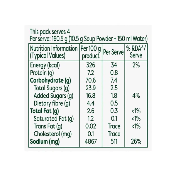 Knorr Classic Sweet Corn Vegetable Soup with No Added Preservatives - 42g