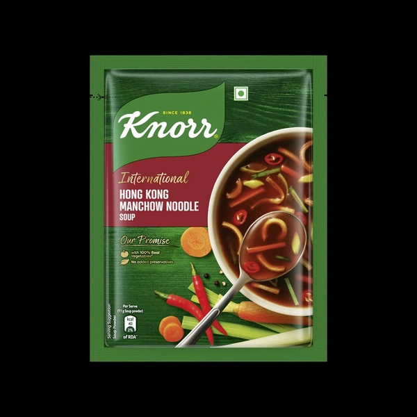 Knorr International Hong Kong Manchow Noodle Soup with No Added Preservatives - 44g
