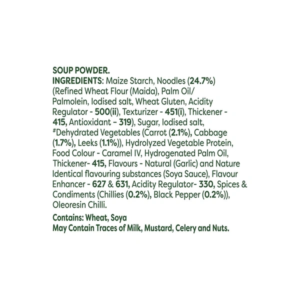 Knorr International Hong Kong Manchow Noodle Soup with No Added Preservatives - 44g