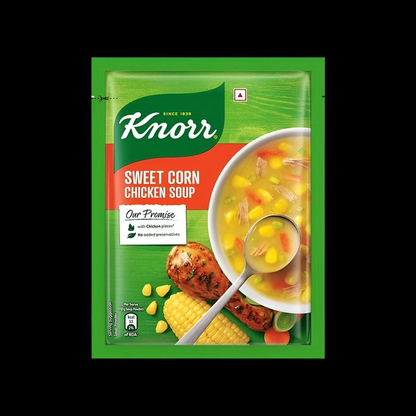 Knorr Sweet Corn Chicken Soup with No Added Preservatives - 40g