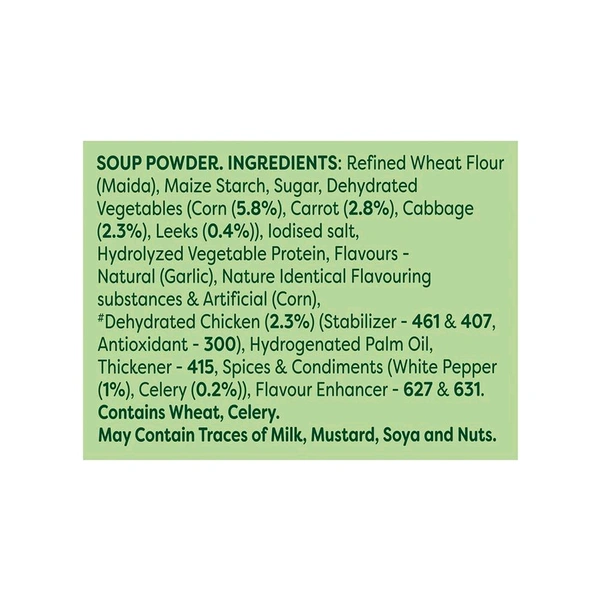 Knorr Sweet Corn Chicken Soup with No Added Preservatives - 40g