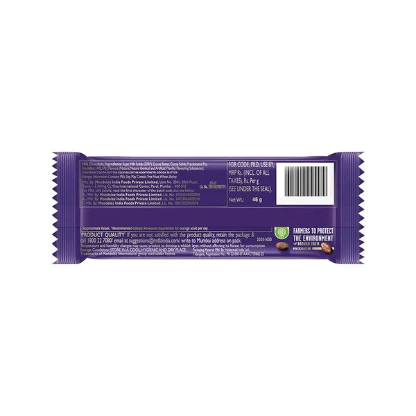 Cadbury Dairy Milk Chocolate Bar - 46 g