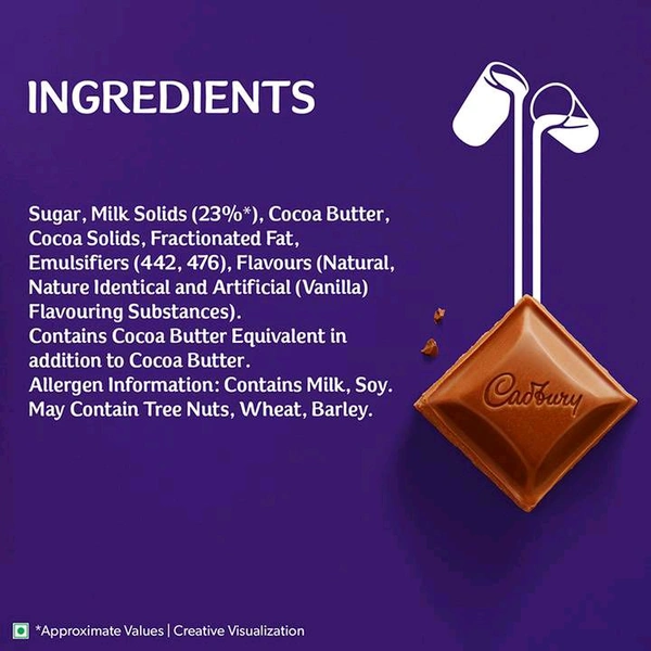 Cadbury Dairy Milk Chocolate Bar - 46 g