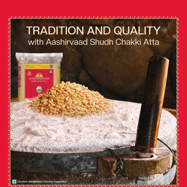Aashirvaad Shudh Chakki Atta (100% Atta, 0% Maida)  - 1kg