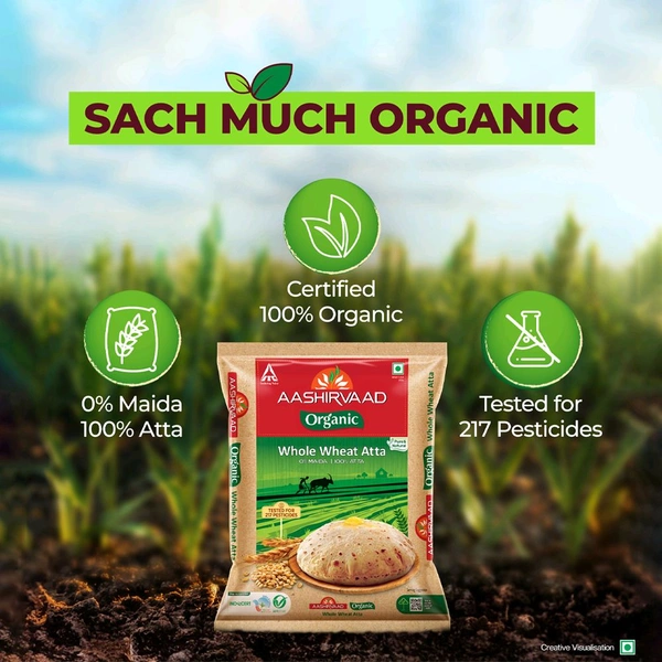 Aashirvaad Organic Atta - 1kg