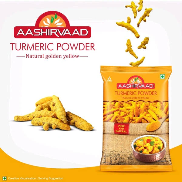 Aashirvaad Haldi/ Turmeric Powder (100 g) (Haldi Gura) - 100g