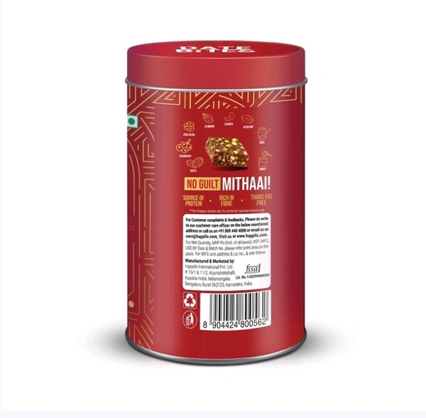 Happilo Premium Cranberry Date Bites - 200 g