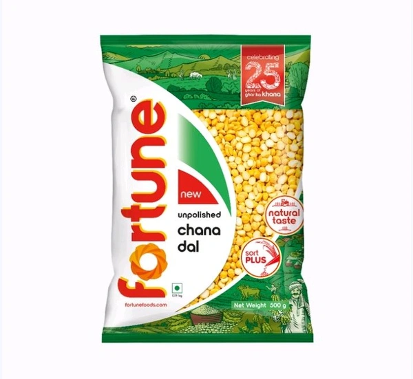 Fortune Chana Dal Unpolished - 500 g