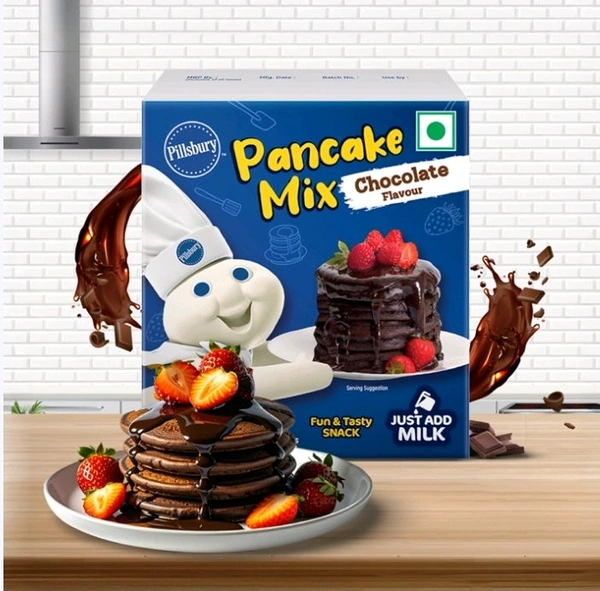 Pillsbury Chocolate Flavour
Pancake Mix - 180 g