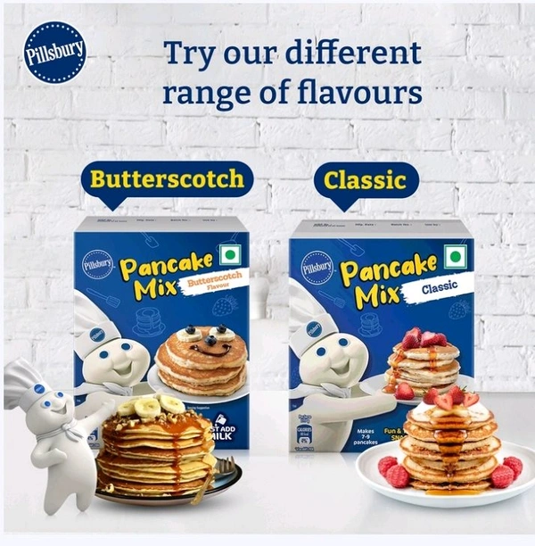 Pillsbury Chocolate Flavour
Pancake Mix - 180 g