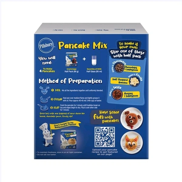 Pillsbury Chocolate Flavour
Pancake Mix - 180 g