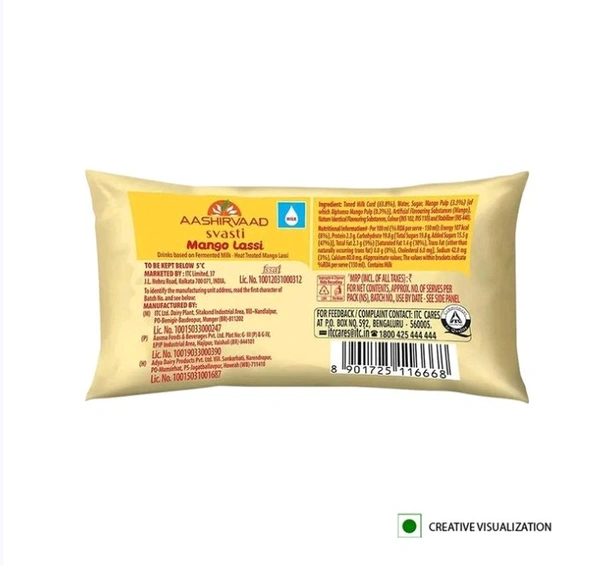 Aashirvaad Svasti Mango Lassi - 130 ml