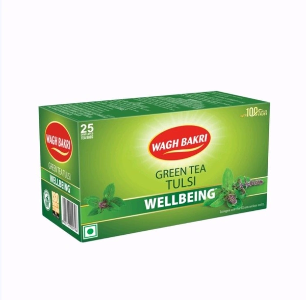 Wagh Bakri Tulsi Green Tea - 25 pcs