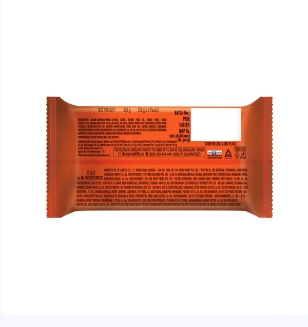 Sunfeast Bounce Orange Cream Biscuits - 348 g