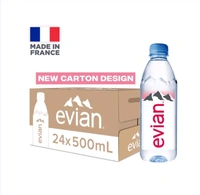 Evian Natural Mineral Water - 500 ml