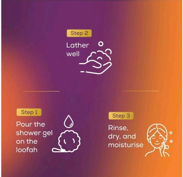 Santoor Sandalwood & Gardenia Shower Gel - 250 ml