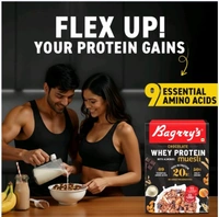Bagrry's Bagrry's Chocolate Muesli With Whey Protein, Almonds & Oats - 500 g