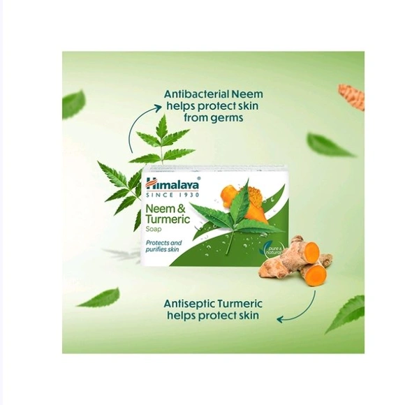 Himalaya Neem & Turmeric Soap - 3×125 g