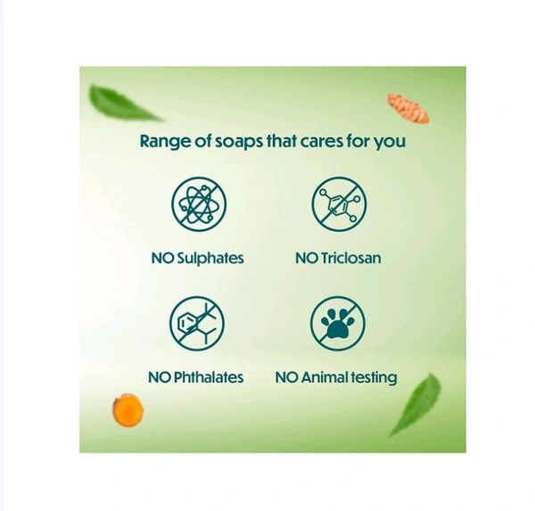 Himalaya Neem & Turmeric Soap - 3×125 g