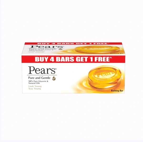 Pears Pure & Gentle Soap - 5×125 g