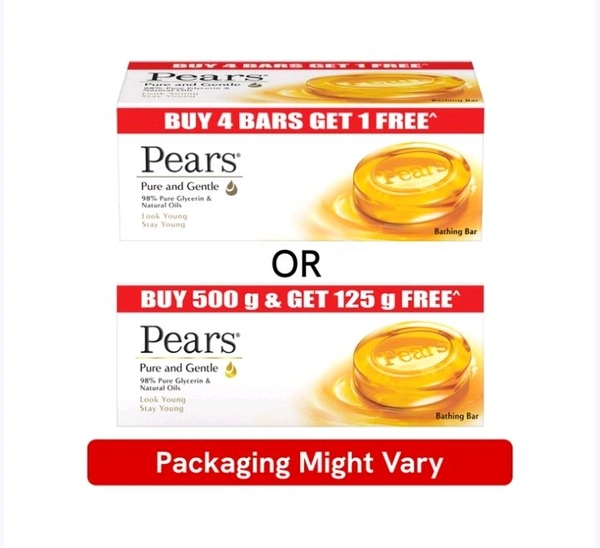 Pears Pure & Gentle Soap - 5×125 g
