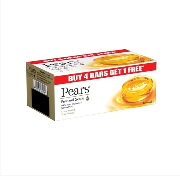 Pears Pure & Gentle Soap - 5×125 g