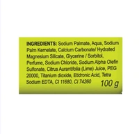 Jo Lime Sparkling Fresh Soap - 5×100 g