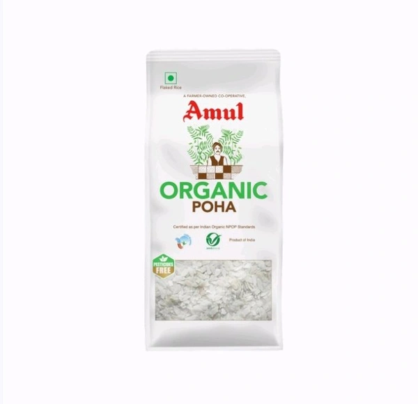 Amul Organic White Poha - 500 g