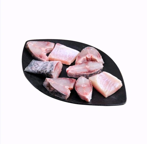 Kolkata Meat Rohu Bengali Cut Fish (without Head & Tail) - 2 x 500 g (2 x (8 - 12 pcs)