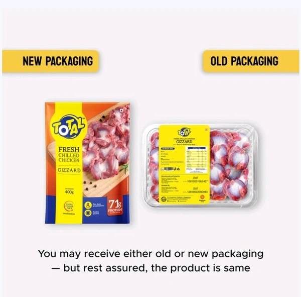 Total Chicken - Chicken Gizzard - 400 g (15-16 pcs)