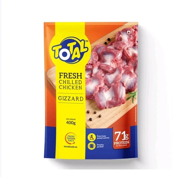 Total Chicken - Chicken Gizzard - 400 g (15-16 pcs)