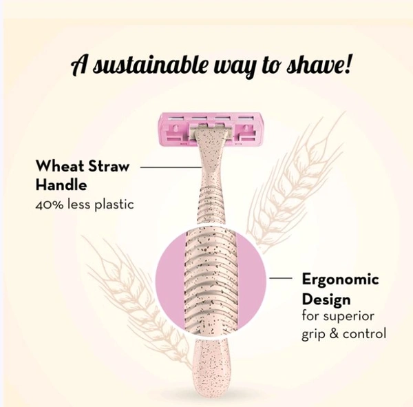 Plush Eco Body Disposable Women's Razor - 3 pcs