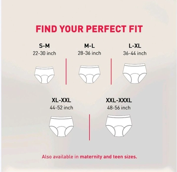 Sirona Disposable Period Panty
XL - XXL - 5 pcs