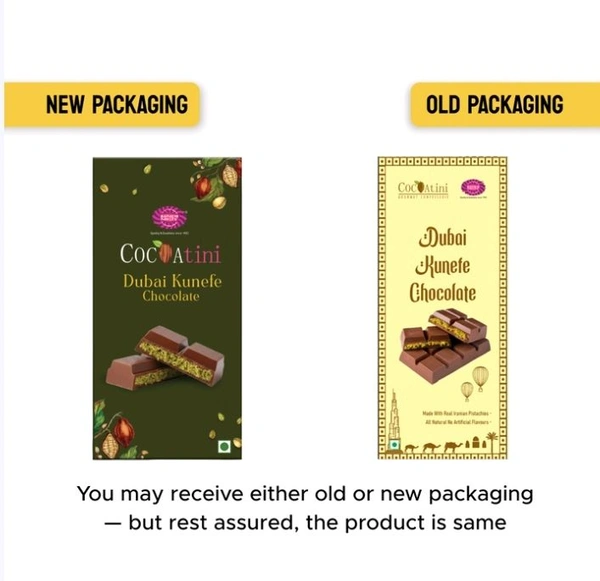 Karachi Bakery Dubai Kunafa Chocolate Bar - 180 g